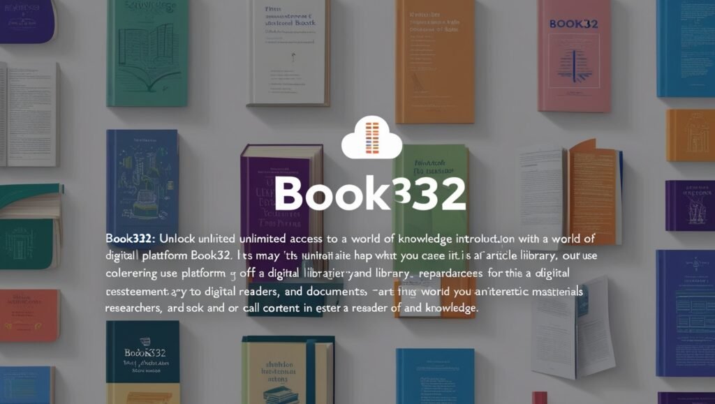 "Modern online platform Book32 offering a vast digital library of books and documents for readers of all genres and interests."