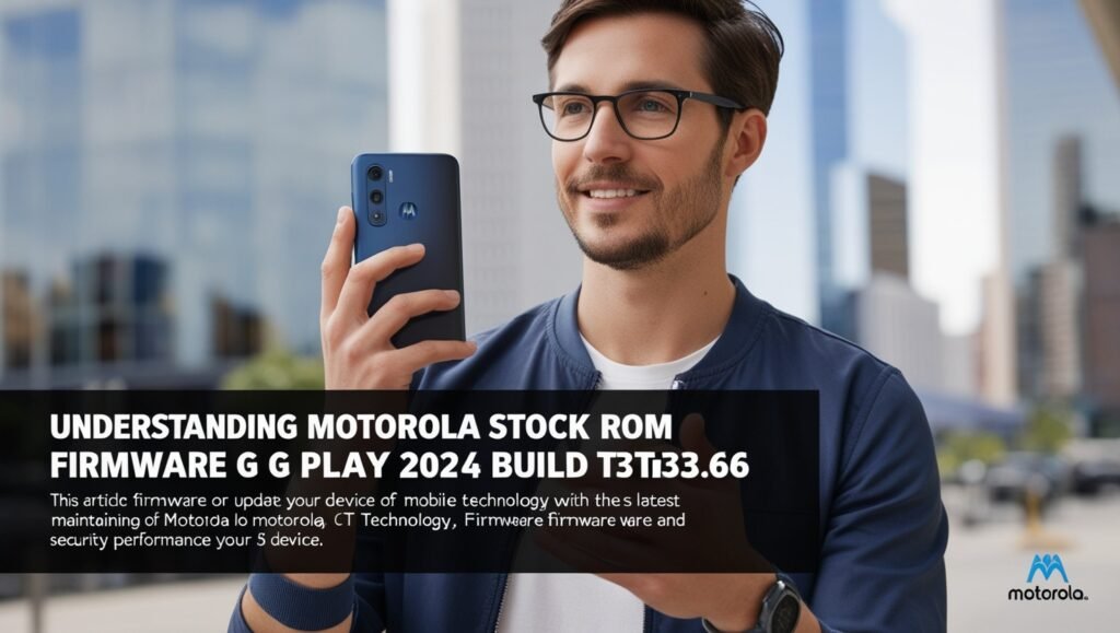 the Motorola Stock ROM Firmware G Play 2024 Build T3TF33.66, highlighting performance improvements, security patches, and new features