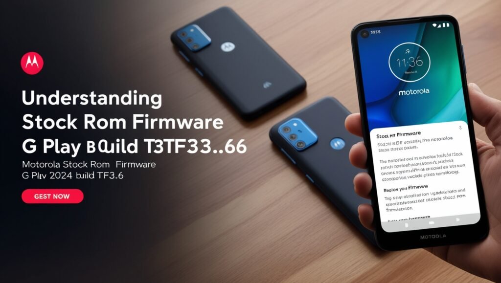 the Motorola Stock ROM Firmware G Play 2024 Build T3TF33.66, highlighting performance improvements, security patches, and new features