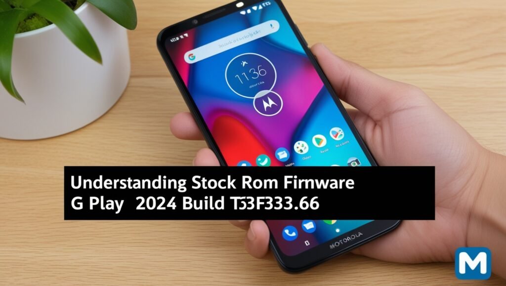 the Motorola Stock ROM Firmware G Play 2024 Build T3TF33.66, highlighting performance improvements, security patches, and new features