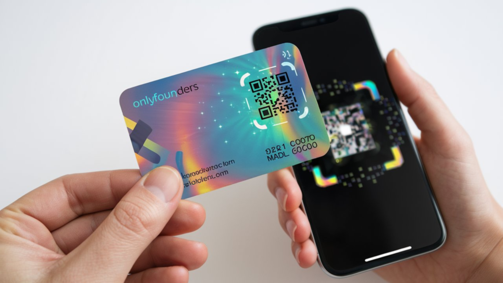 nfc business card onlyfounders