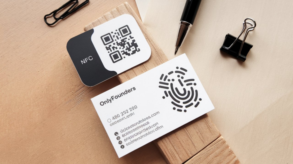 nfc business card onlyfounders