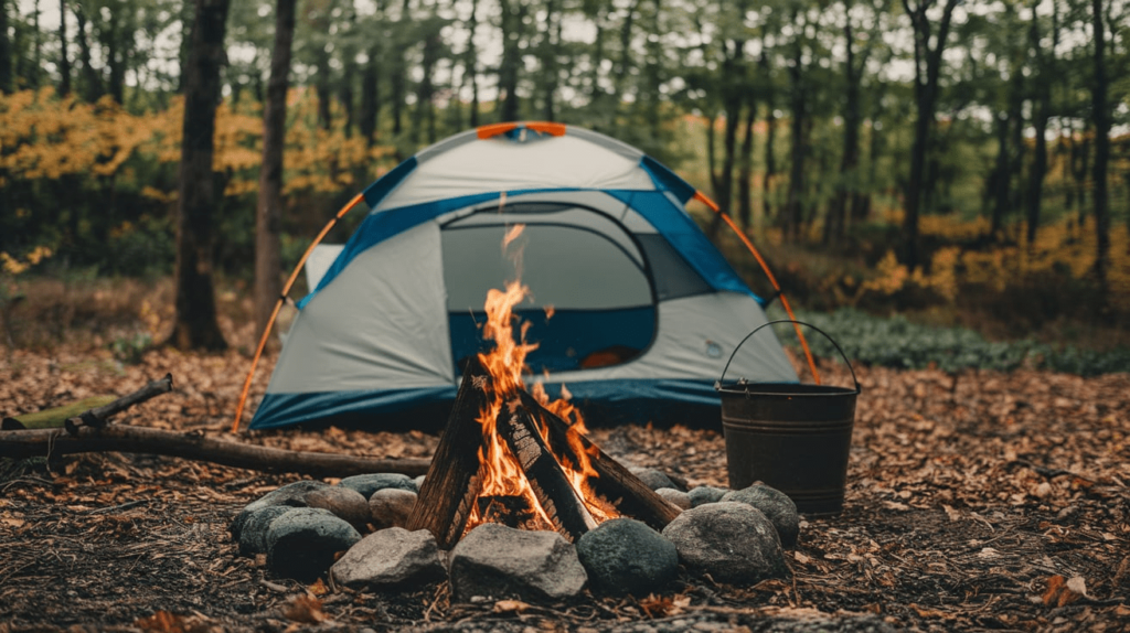 how long should 230gals of water last camping