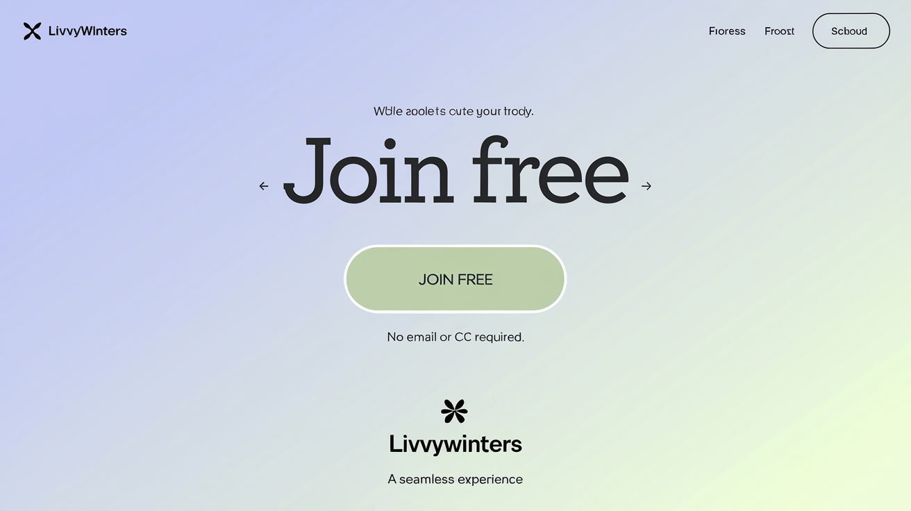 Join Free No Email or CC Required LivvyWinters