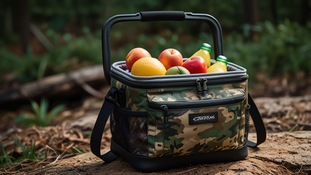 28 liter insulated soft side lunch cooler camoflage