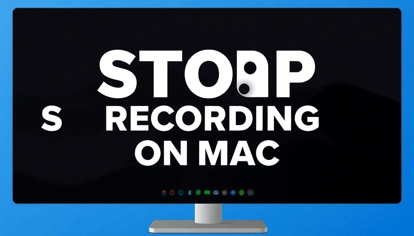 How to Stop Screen Recording on Mac